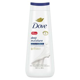 Dove Deep Moisture Nourishing Long Lasting Women's Body Wash All Skin Type, 20 fl oz