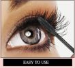 Pro Longlash Msscara Silk Fiber Big Eye Lash Mascara, Mascara Black Volume And Length Intense Long Lasting, Waterproof No Clumping