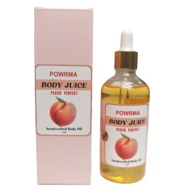 Body Juice Oil Vanilla, Body Juice Oil Cake, Body Juice Oil Peach Perfect, Body Juice Oil 120ml Hand Crafted Body Oil For WomenHydrating And Moisturiz (Option: Peach)