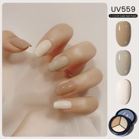 MAYCHAO Solid Color Nail Gel Polish Full Coverage Paint Gel DIY Nail Art Designs Soak Off UV LED Manicure Varnish Solid UV Gel (Color: UV559)