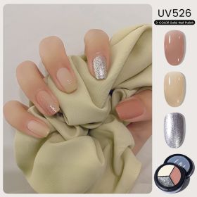 MAYCHAO Solid Color Nail Gel Polish Full Coverage Paint Gel DIY Nail Art Designs Soak Off UV LED Manicure Varnish Solid UV Gel (Color: UV526)